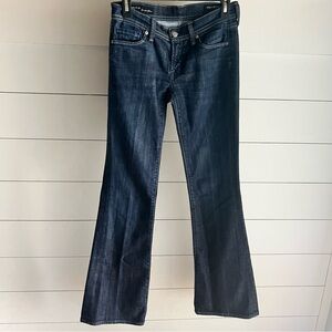 Citizens Of Humanity Dark Blue Jeans Ingrid #002 low waist flare stretch 27x33